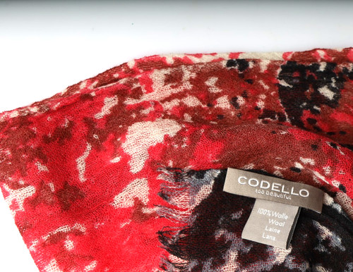 Damen schal codello - , rot